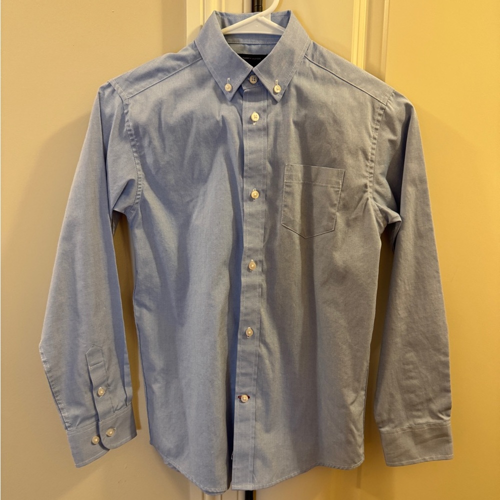 Boy’s Tommy Hilfiger Blue Button-Down Shirt